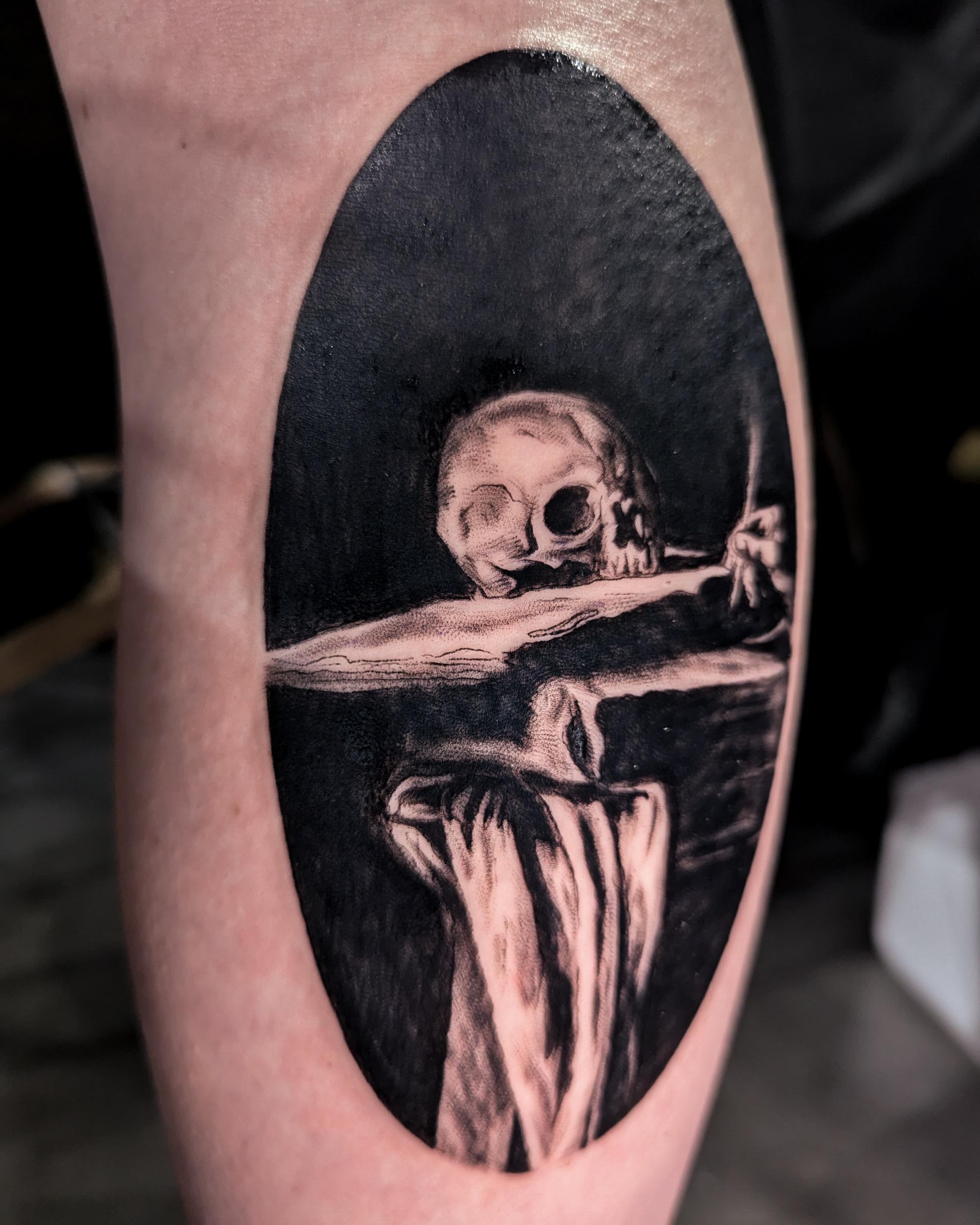 Dark gothic tattoo